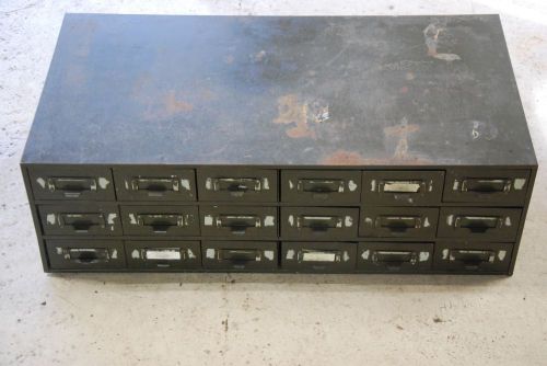 Vintage 18 Drawer; Nut and Bolt Drawers (34 x 18 x 11)
