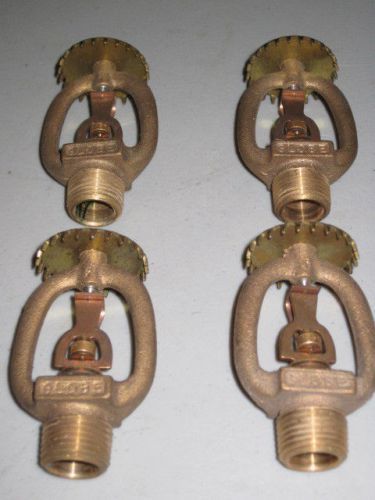 Vintage, Globe Fire Sprinkler Heads, (1973-Brass) / Steampunk / Industrial