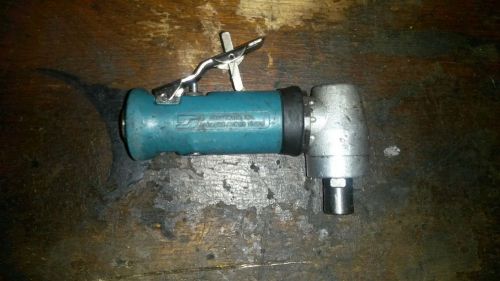Dynabrade 51800 .3 hp angle die grinder 12,000 rpm 1/4&#034; geared with safety lever for sale
