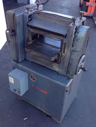 Rare vintage!! skf  12&#034; x 4.5&#034; single surface planer mfg. date 12/05/47 works!! for sale