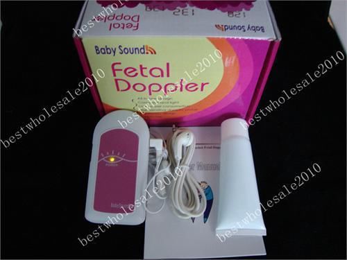 FDA CE Proved Pocket Fetal Doppler Baby Sound A and Free Gel