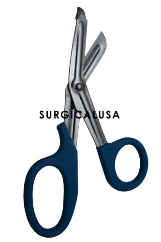 Universal scissors 7.25&#034; blue color handle emt ems surgical instruments for sale
