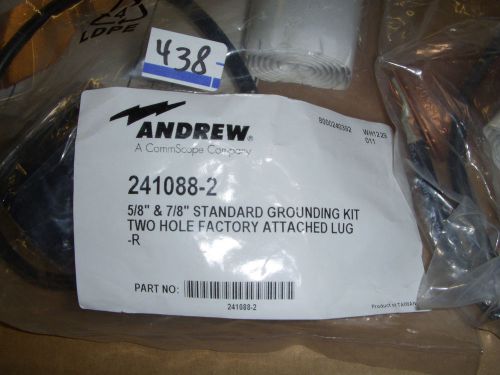 Andrew 241088-2 Corrugated coax grounding kit- LOT OF 2- NEW (#438)