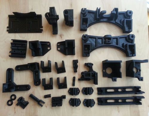 Reprap Wilson TS 3D printer plastic parts kit (Black)
