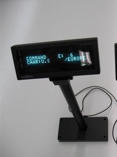 Partner tech cd-5220 series cash register customer pole display screen black 12v for sale