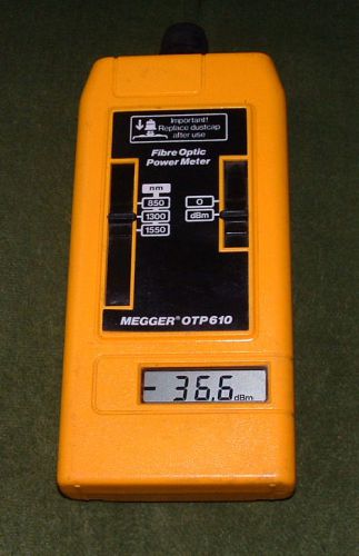 Meggar OTP610 Fibre Optic power Meter