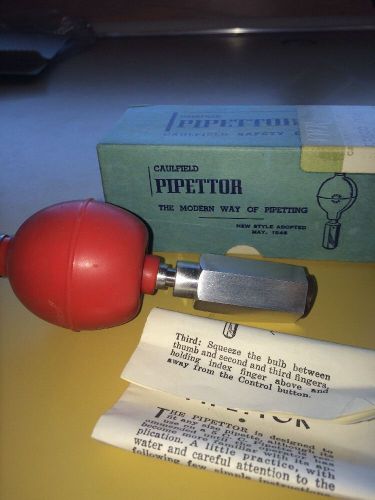 Scientific Vintage Caulfield Pipettor