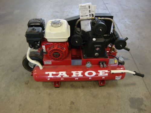 Honda GX200 Gas powered air compressor,with 9 gallon twin tanks. 21cfm