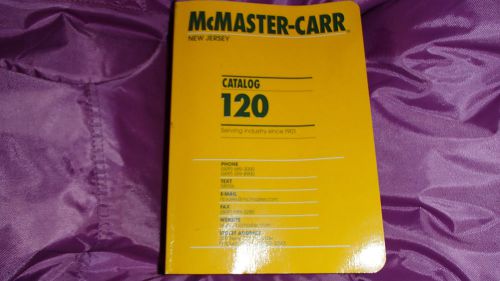 McMaster Carr Catalog 120 Excellent Condition