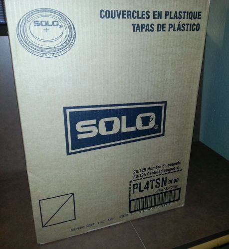 SOLO PL4TSN Lids CLEAR 2500/Carton NEW!!