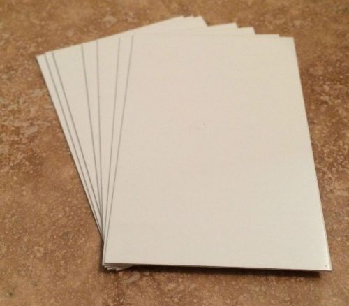 50  Name Badge Blanks for Sublimation 2&#034;x3&#034;