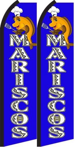 Mariscos  Standard Size  Swooper Flag  sign pk of 2