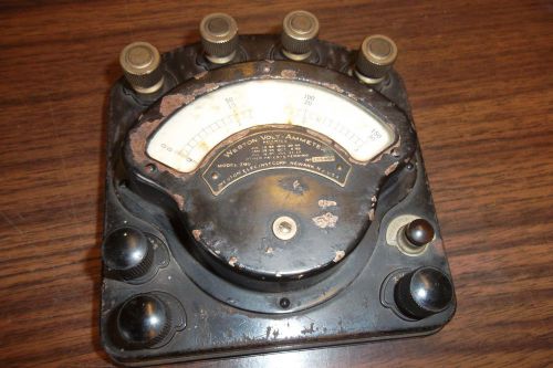 Vintage WESTON Meter - Volt-Ammeter MODEL 280 - Laboratory Test Equipment - USED