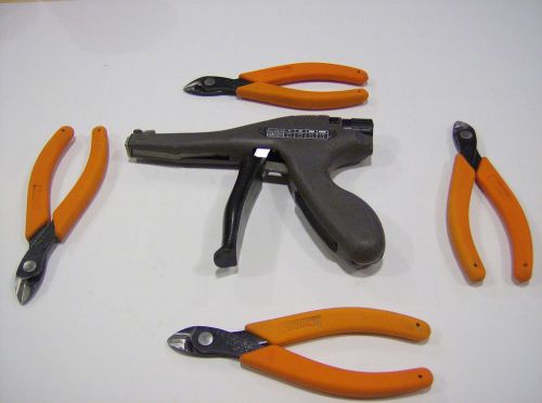 Used Panduit GTS Tie Wrap Cable Gun Xuron Wire Cutters Aircraft Tools