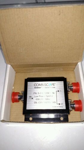 S-2-CPUSE-L-Ni  Two-way Low Power Splitter, 698–2700 MHz RF PIM Commscope