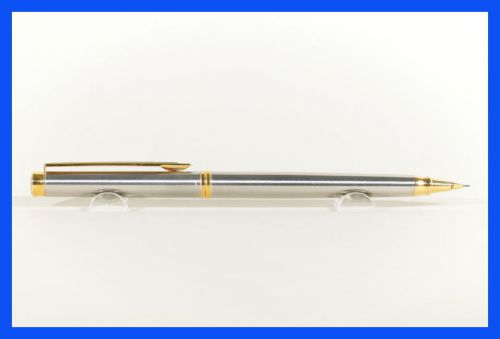 1994 made STEEL &amp; GOLD PELIKAN 0.5 fine lead pencil, NEW CLASSIC LINE
