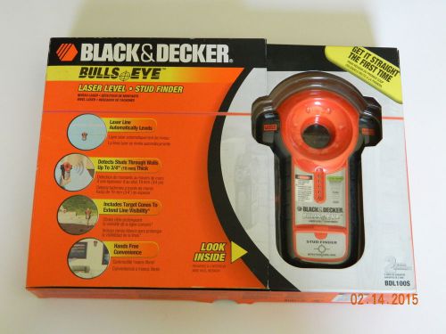 Black and Decker Bullseye Laser Level , Stud Finder