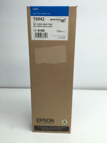 Epson T6942 Original Cyan Cartridge-700ml 01/2016 New -A2
