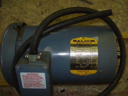 Spare 3hp baldor motor for the powermatic 66 table saw for sale