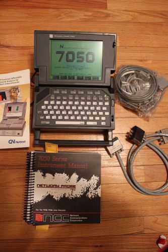 NCC Network Probe NP7000 Line Analyzer w/ Accessories Disks and Accessories