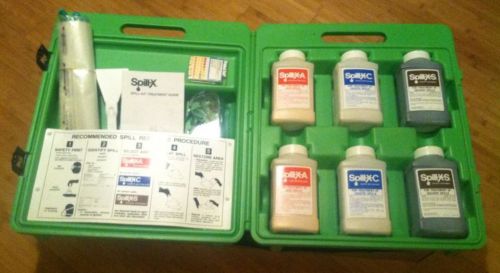 Ansul Spill-X Portable Acid Caustic Solvent Chemical Spill Treatment Kit Lab