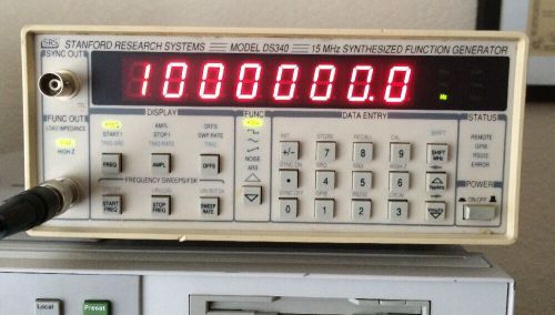 Stanford research systems ds340 15mhz synthesized function generator for sale