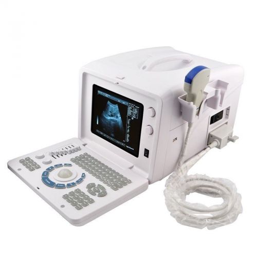 Veterianry vet ultrasound scanner machine + linear rectal probe for sale