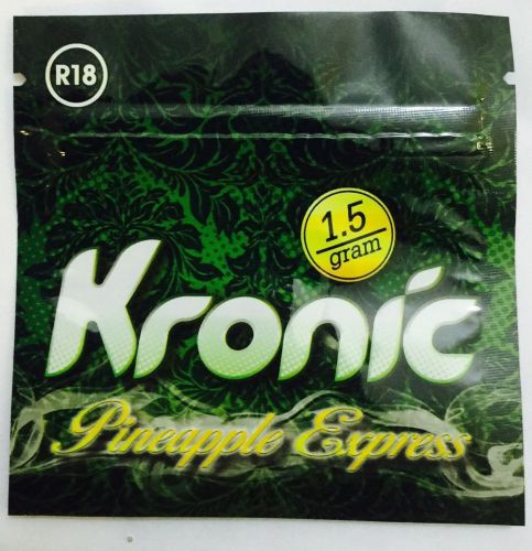 100 KroNic 1.5g EMPTY** mylar ziplock bags (good for crafts incense jewelry)