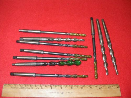 10 counterbore drill bits # 1 morse taper uzb rpc kobelco for sale