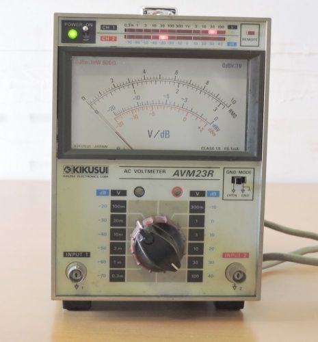 Kikusui AVM23R AVM23 AC Voltmeter