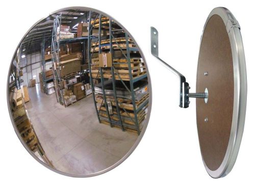 #1 Industrial Rated 12&#034; Acrylic Indoor/Outdoor Safety &amp; Security Convex Mirror