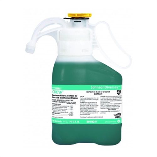 Crew Restroom Floor and Surface Non-Acid Disinfectant Cleaner Diversey 2-1.4 L
