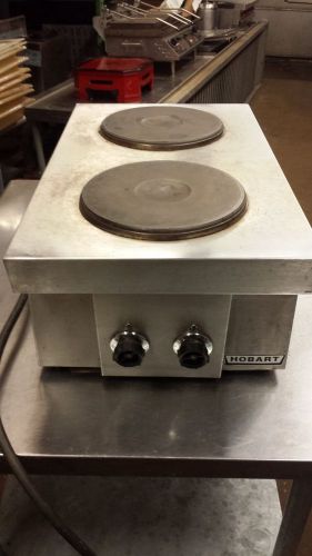 Hobart - 2 burner electric hot plate commercial stove top - 208 volt for sale
