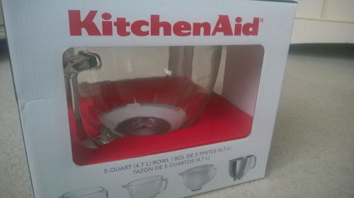 KitchenAid 5 quart glass mixing bowl NEW