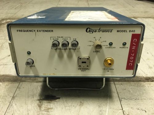 Gigatronics Model 840 Frequency Extender 13-20GHz In 26-40GHz Out