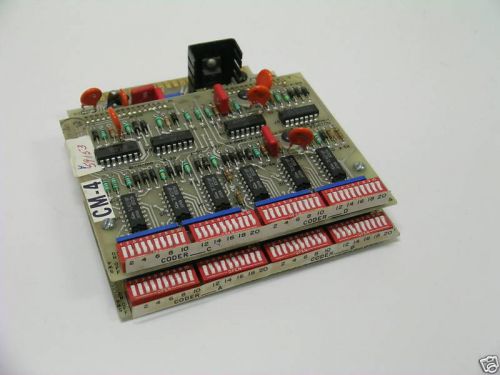 Notifier ^ cm-4 coder module 4812 panel 4800 for sale