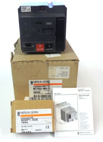 Merlin gerin,29433, operator for compact ns circuit breaker motor, mt100/160 for sale