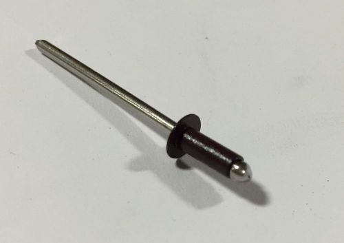 300 stainless steel 43 pop rivets 1/8&#034; x 3/16&#034; 250 pcs burgundy (01) for sale