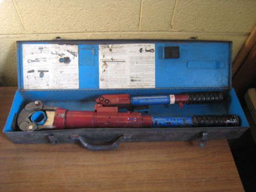 Teledyne Penn-Union TDY-1 Dieless Hydraulic Crimper Crimp Tool in Case Used