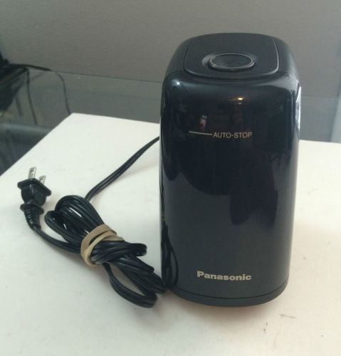 Used Panasonic Electric Pencil Sharpener KP-150 Auto Stop Office Home *TESTED*