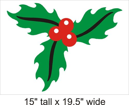 Bright Green Holly Removable Wall Art Decal Vinyl Sticker Mural Decor-FA 287