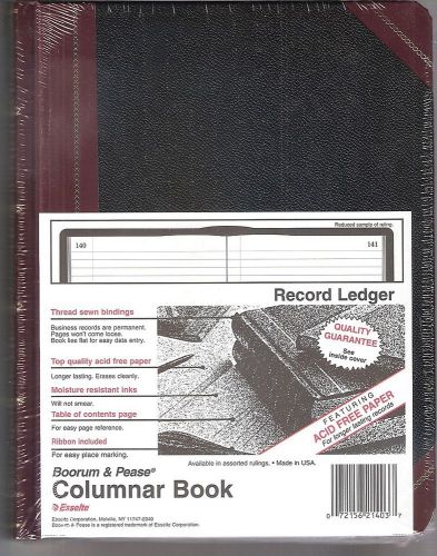 RECORD LEDGER Boorum &amp; Pease Columnar Book NEW Quality
