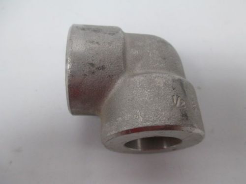 New a182f316 a4781af stainless 90deg 1/2in pipe fiting elbow d257226 for sale