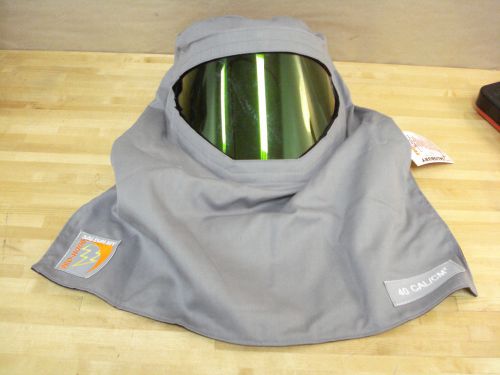 Salisbury fh40gy arc flash hood, universal, hrc4, 40 cal/cm2 | (13a) for sale