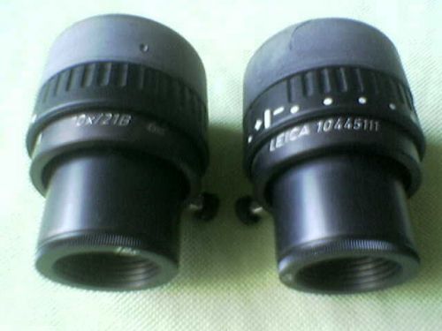 Leica Microscope Eyepiece 10x/21B 10445111 (1 pair)