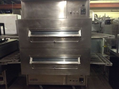 Middleby marshall double stack pizza oven model 360s for sale