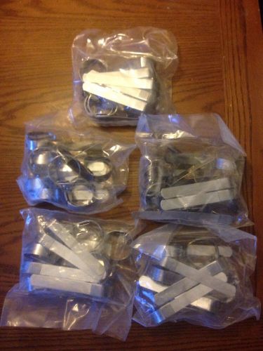 Lot of 50 band-it center punch clamps 1-1/2&#034; x 5/8&#034; hose clamps for sale