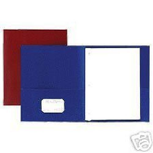 OXFORD 59728504C:    X-Wide Cover 2-Pocket Folders, red               40 FOLDERS