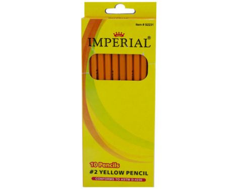 &#034;#2 Yellow Pencil&#034; Pencil Pack - Set of 24 [ID 3168316]