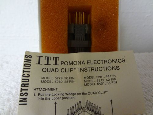 Pomona 5279, 20-Pin Test Clip for Soldered Quad PLCCs